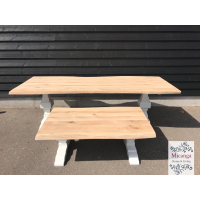 Kloostersalontafel Porto 80x140cm / 70x130cm